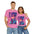 "Retro Neon Vision" Single Print Unisex Cotton Tee - Multiple Colour Choices