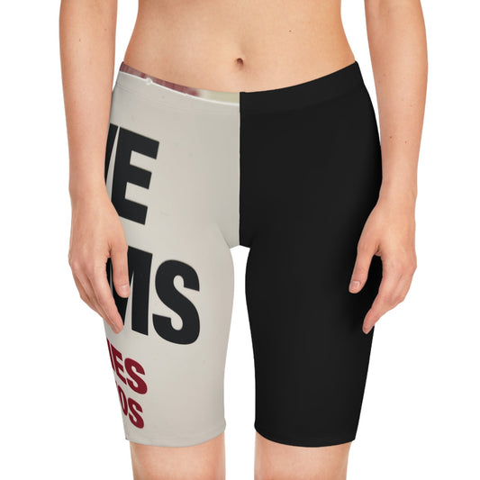Active Bottoms – Women’s Bike Shorts XS / Seam thread color automatically matched to design All Over Prints