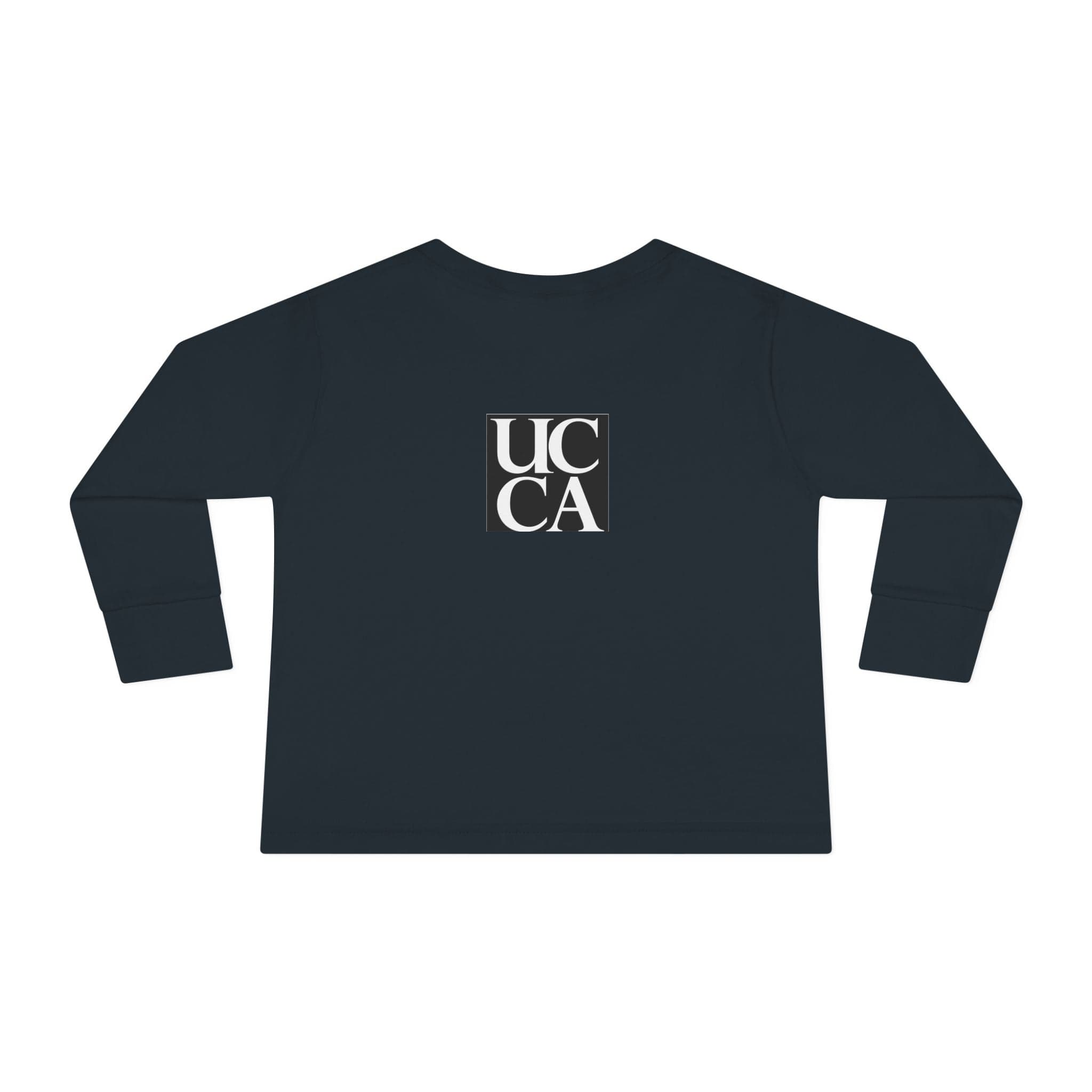 Adorable Comfort: Custom Bunny Toddler Long-Sleeve Tee with UCCA Logo Kids clothes