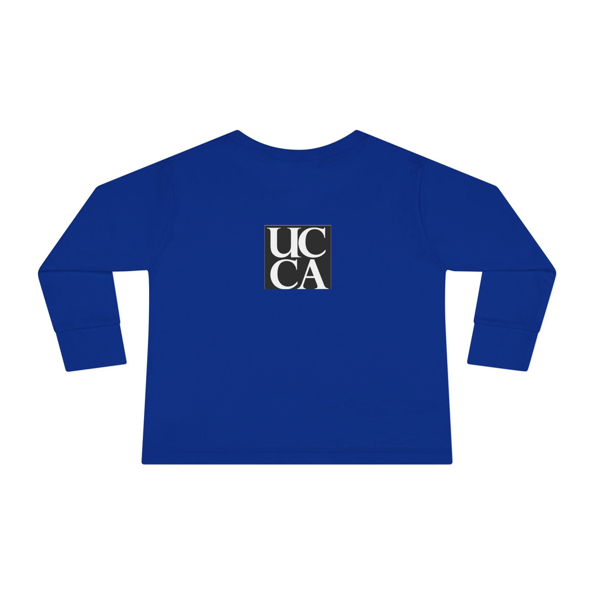 Adorable Comfort: Custom Bunny Toddler Long-Sleeve Tee with UCCA Logo Kids clothes