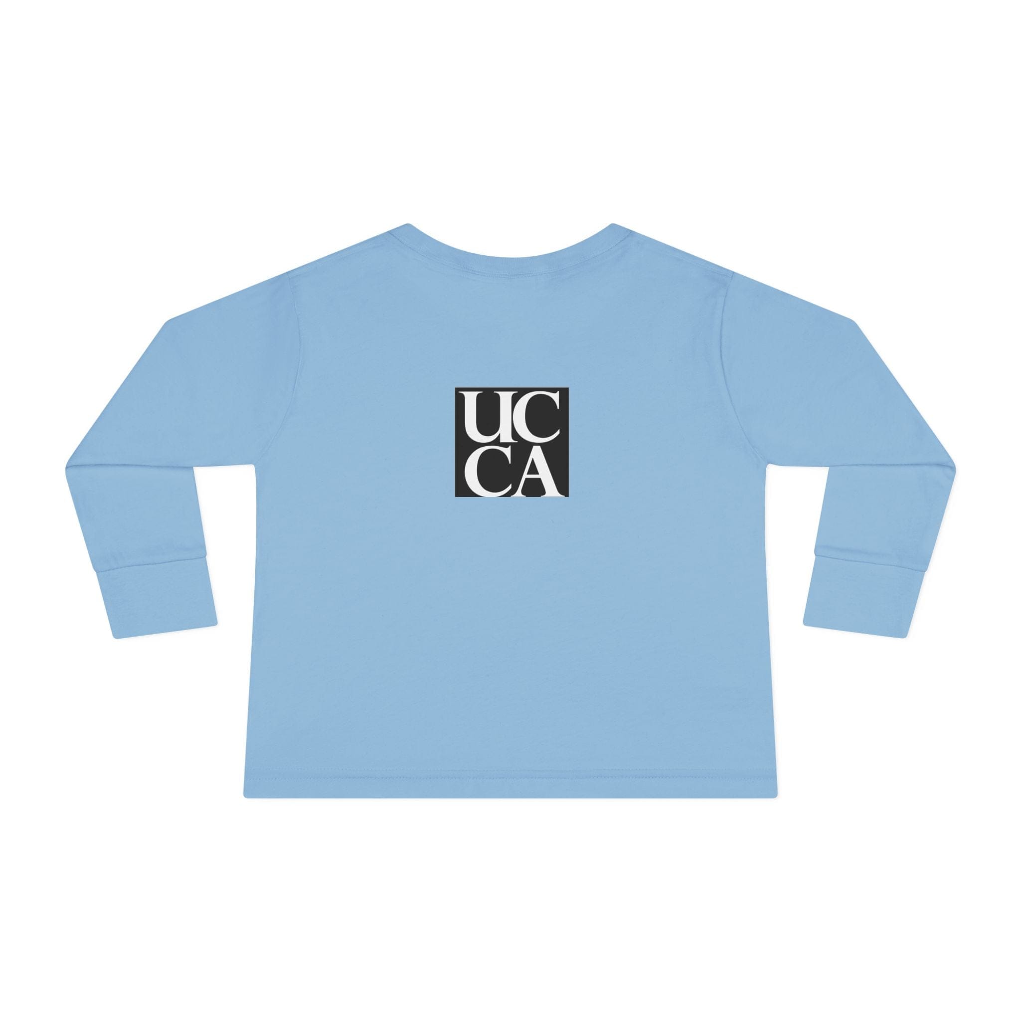 Adorable Comfort: Custom Bunny Toddler Long-Sleeve Tee with UCCA Logo Kids clothes
