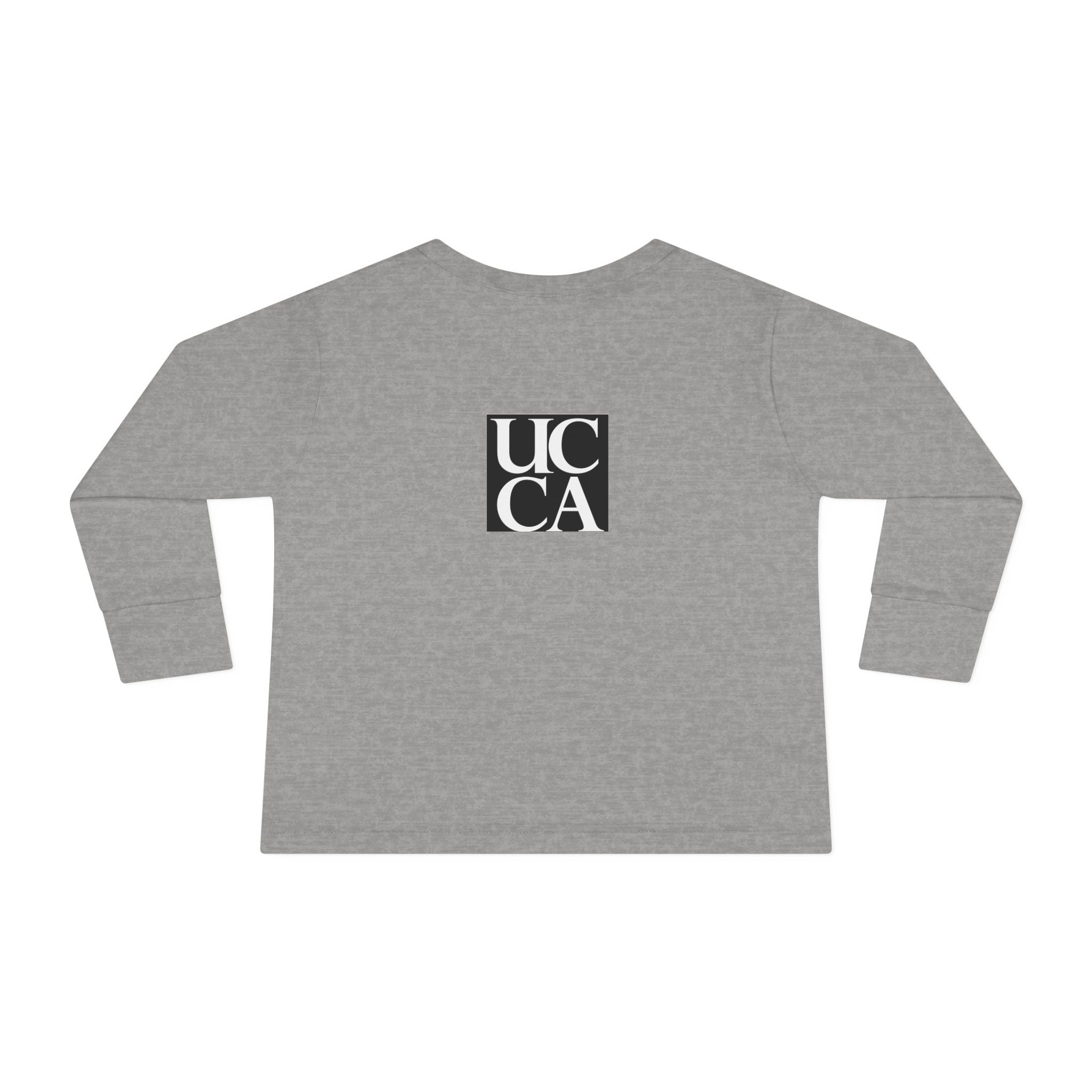 Adorable Comfort: Custom Bunny Toddler Long-Sleeve Tee with UCCA Logo Kids clothes