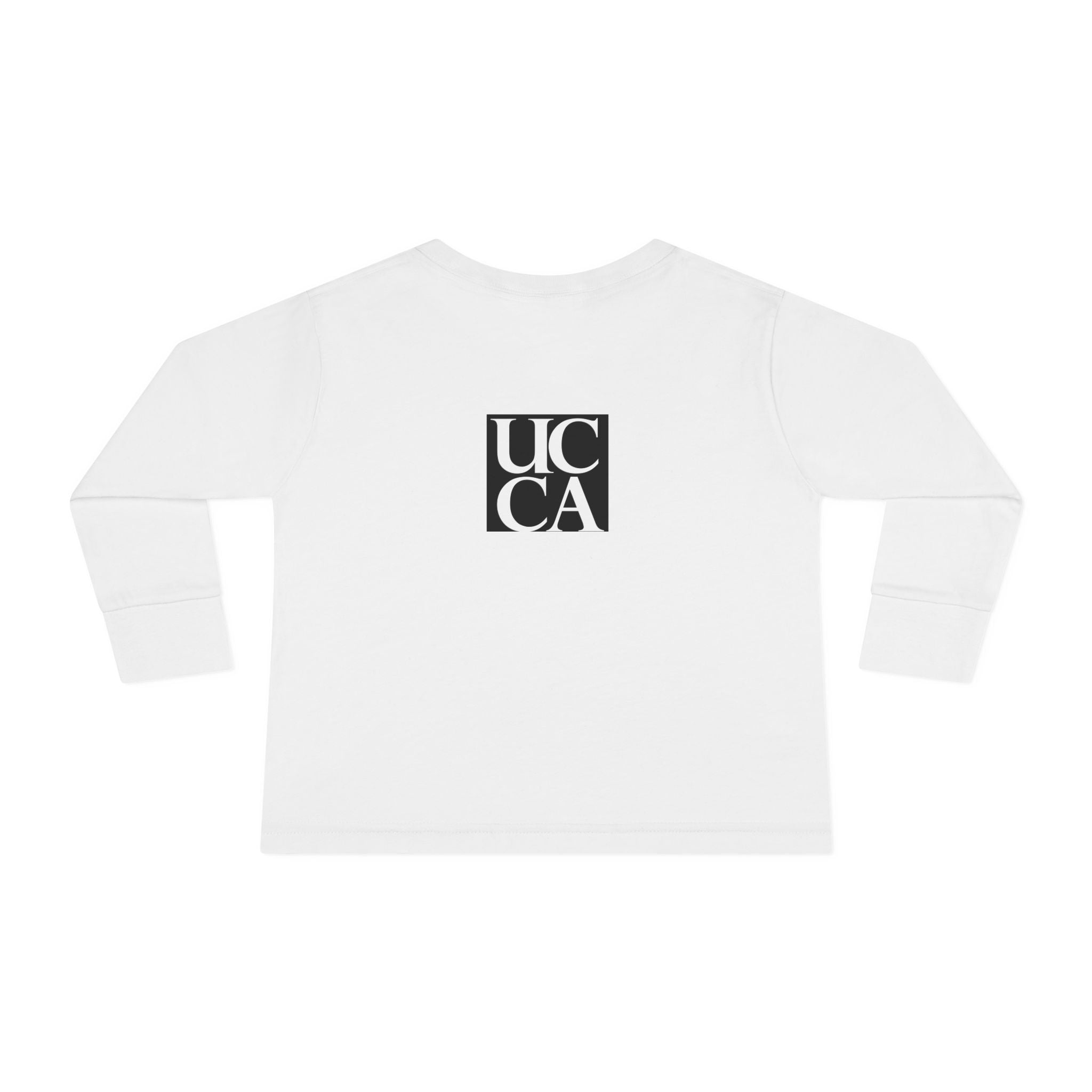 Adorable Comfort: Custom Bunny Toddler Long-Sleeve Tee with UCCA Logo Kids clothes