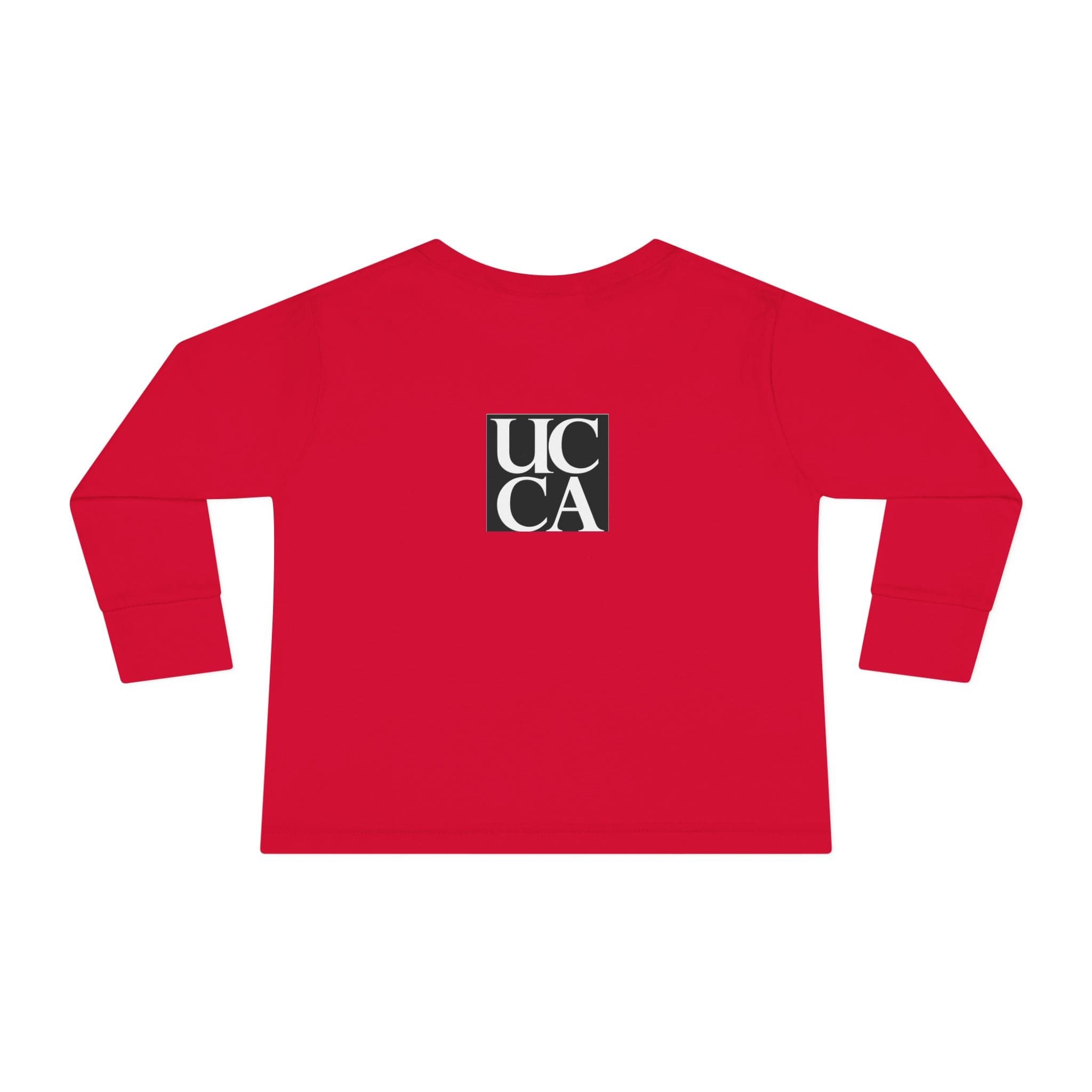 Adorable Comfort: Custom Bunny Toddler Long-Sleeve Tee with UCCA Logo Kids clothes