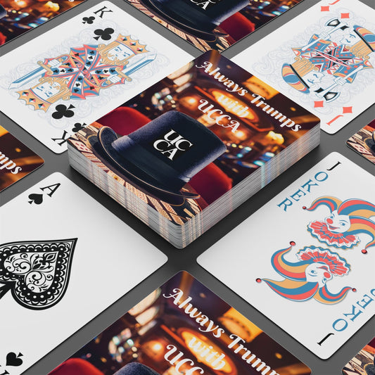"Always Trumps with UCCA" – Where Every Hand’s a Winning Play 2.5" x 3.5" / White / Semi Glossy Paper products