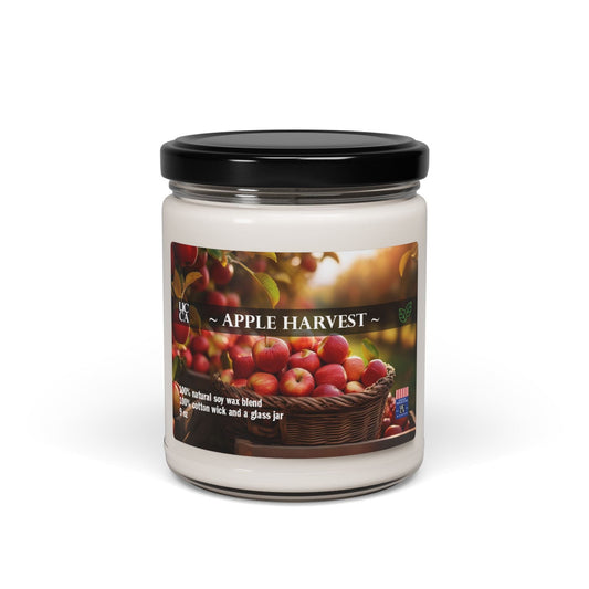 Apple Harvest Scented Soy Candle, 9oz Apple Harvest / 9oz Home Decor