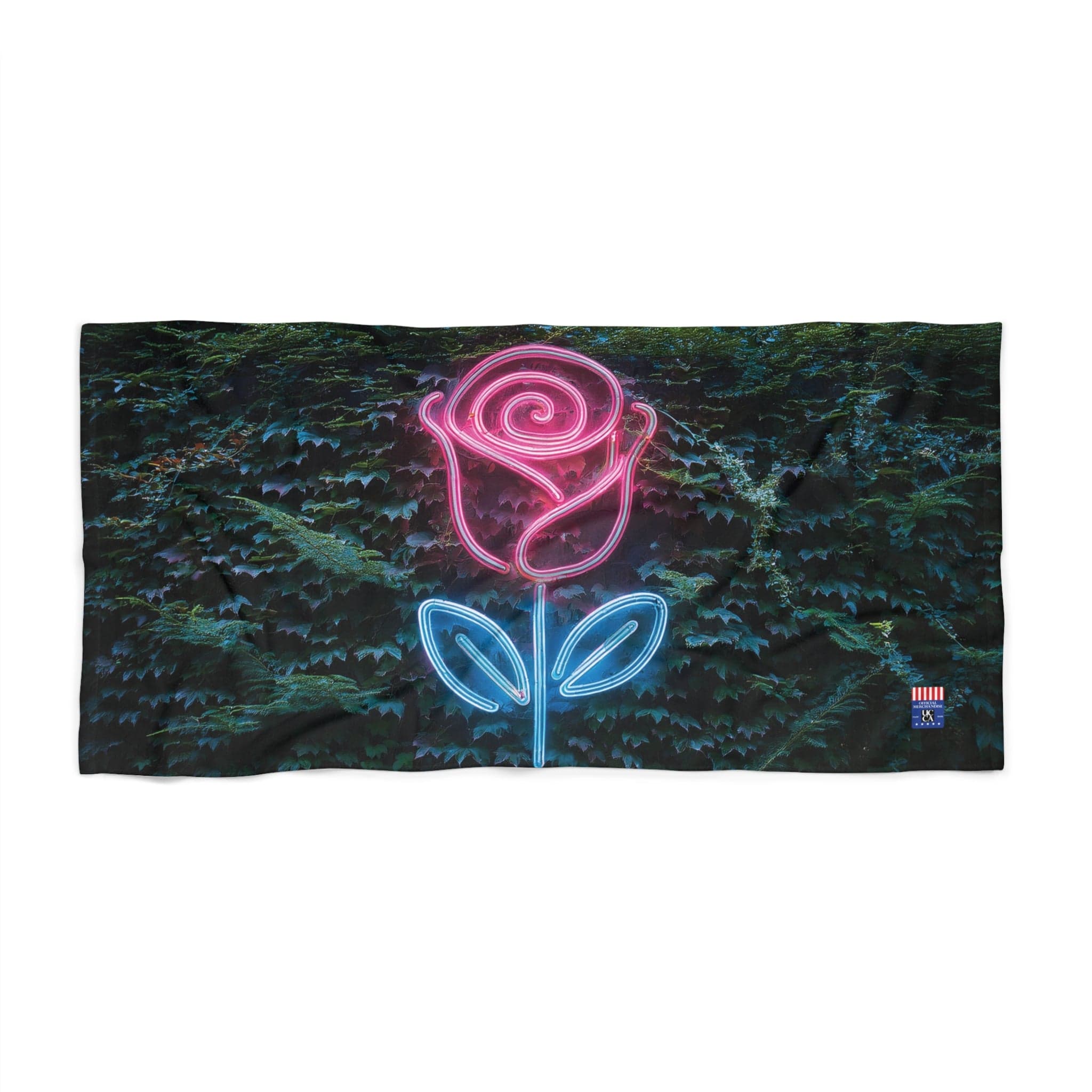 Bloom in Style: UCCA Neon Rose Beach Towel - 2 sizes available 36