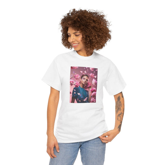 "Blossoms in Bloom" Women's Heavy Cotton T-Shirt T-Shirt