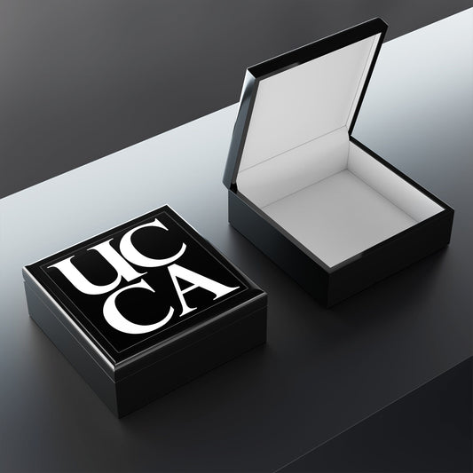 Bold and Elegant: UCCA Jewelery Box Ebony Black / One size Home Decor