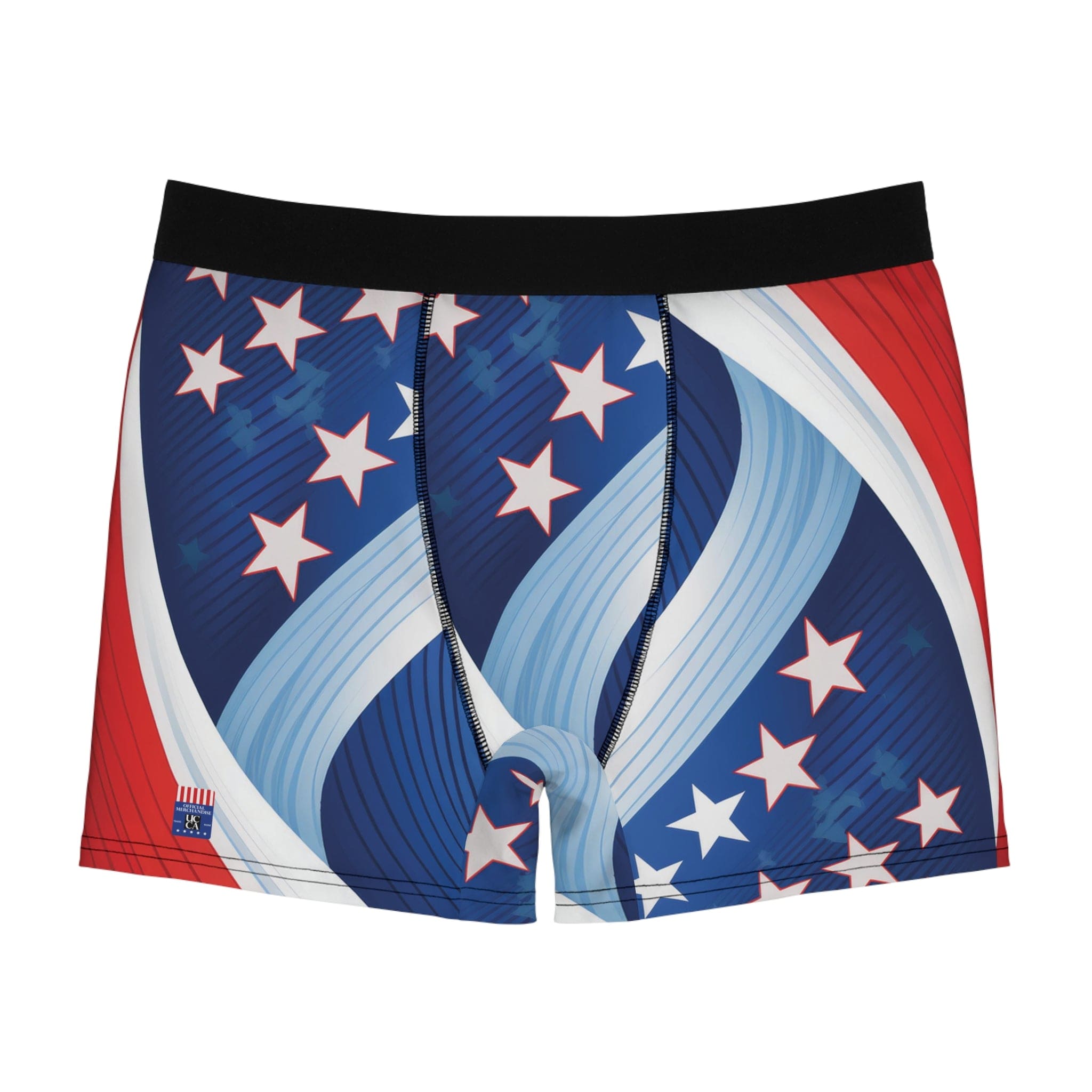 Bold & Brave – Men’s Stars & Stripes-Inspired Boxer Briefs All Over Prints