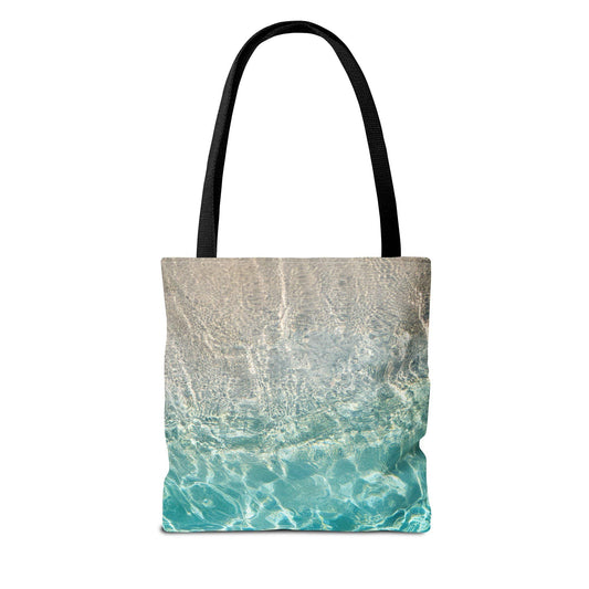 Carry Summer With You – Custom Tote Bag in 3 Sizes & 5 Handle Colors | Ocean Vibes Print Bags