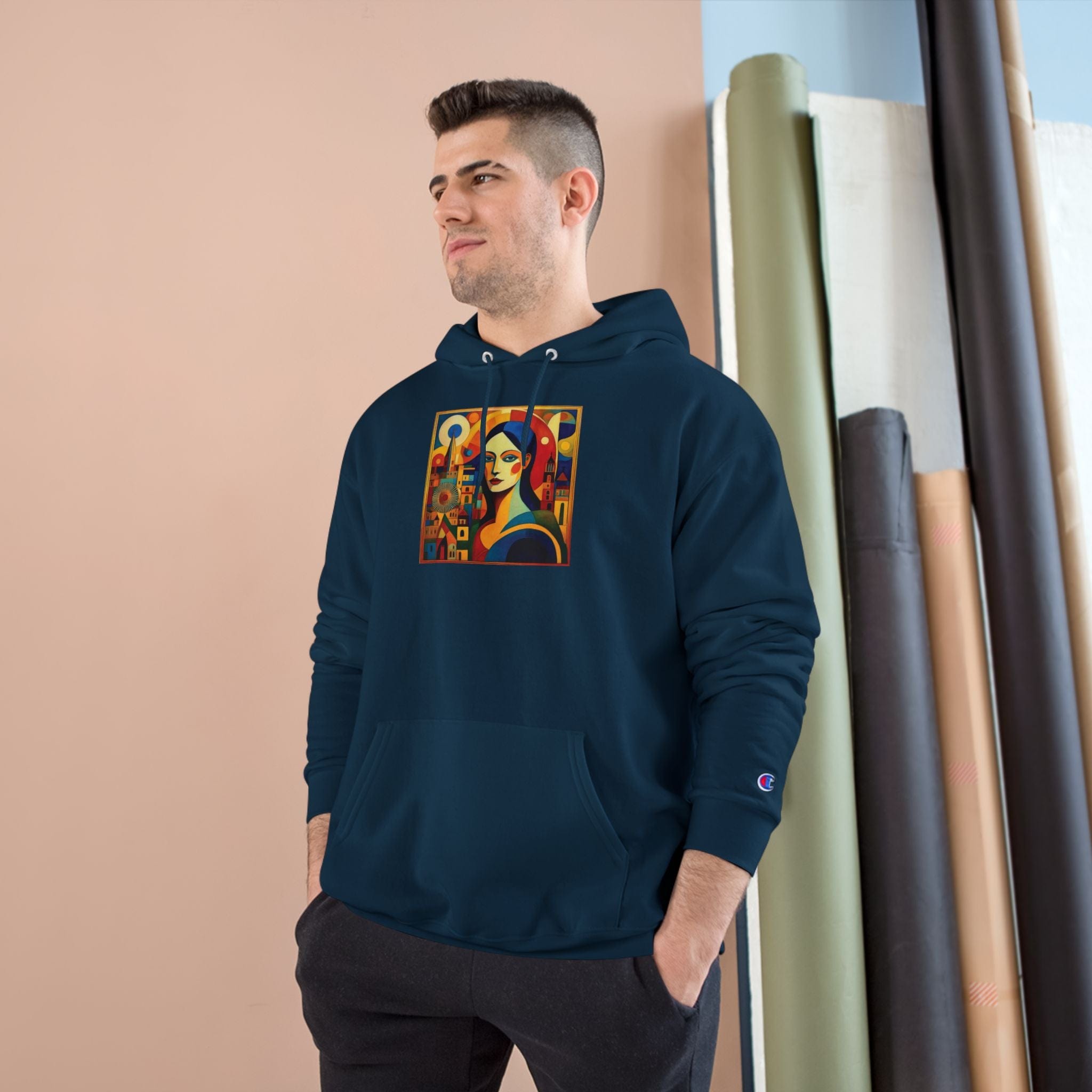 Champion Brand - Art Series Hoodie: Abstract Elegance Hoodie