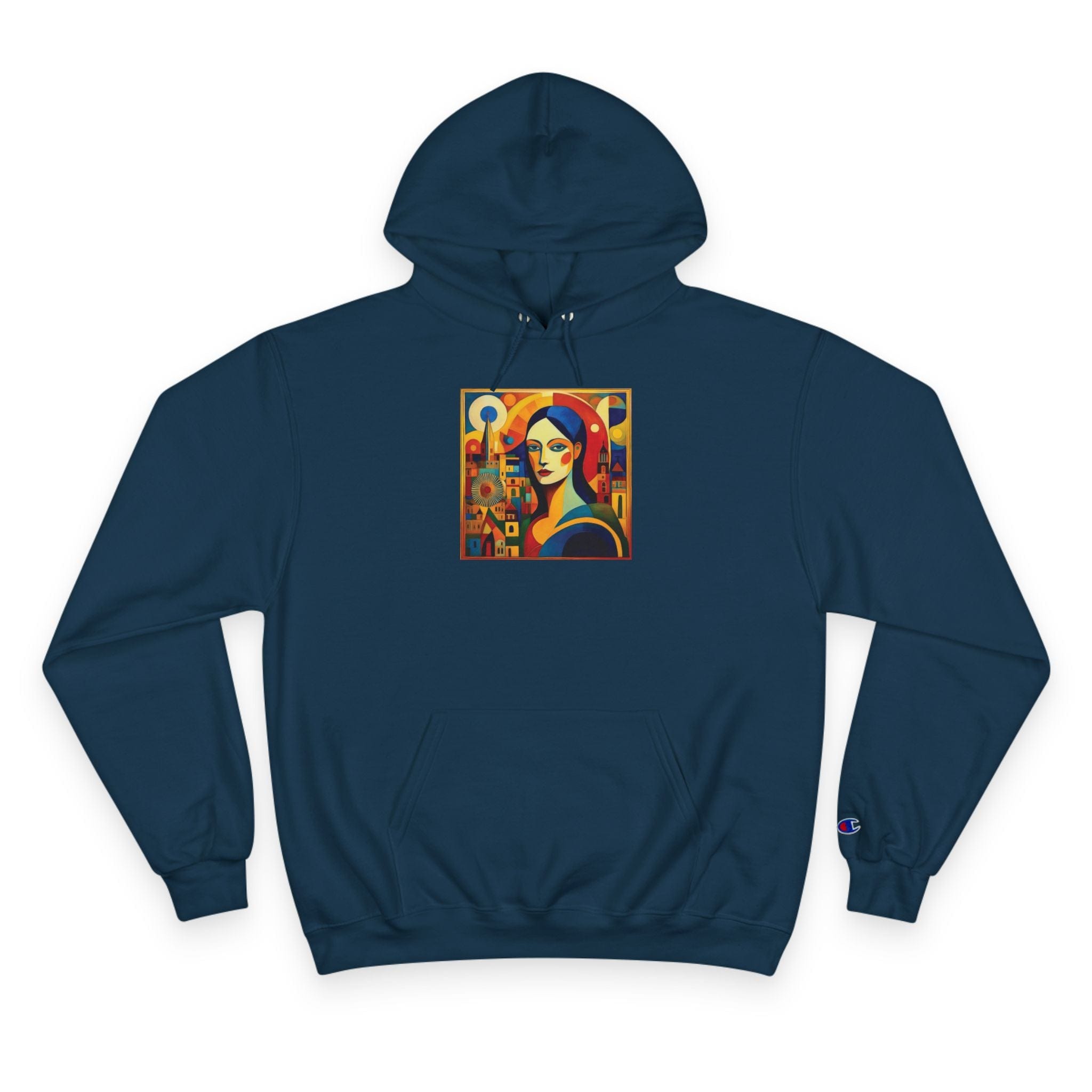 Champion Brand - Art Series Hoodie: Abstract Elegance Navy / S Hoodie