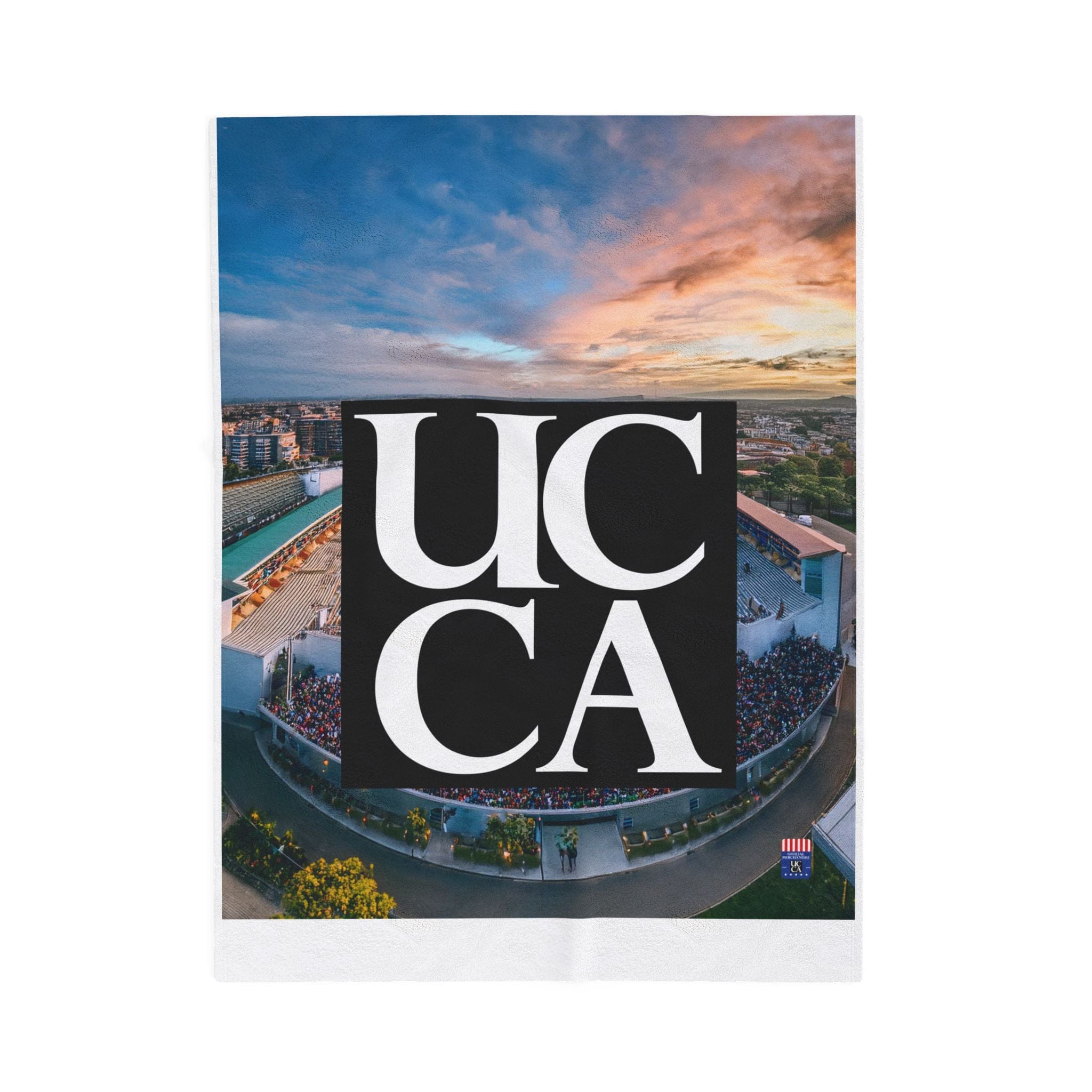 Cozy Up in Collegiate Style - UCCA Print Plush Blanket 30