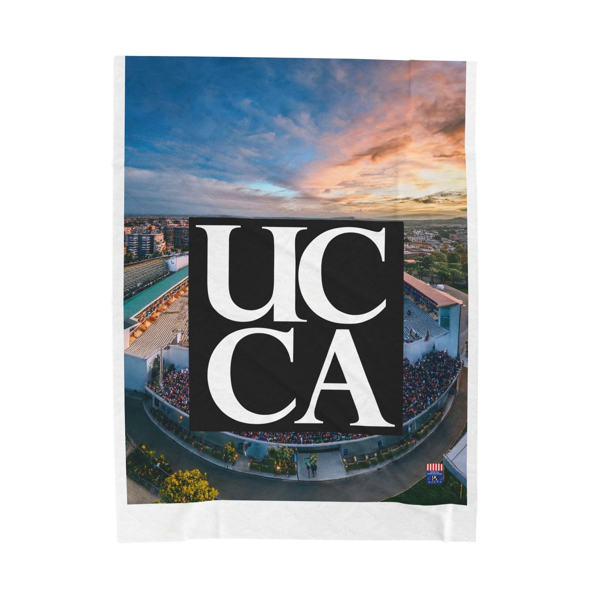 Cozy Up in Collegiate Style - UCCA Print Plush Blanket 60