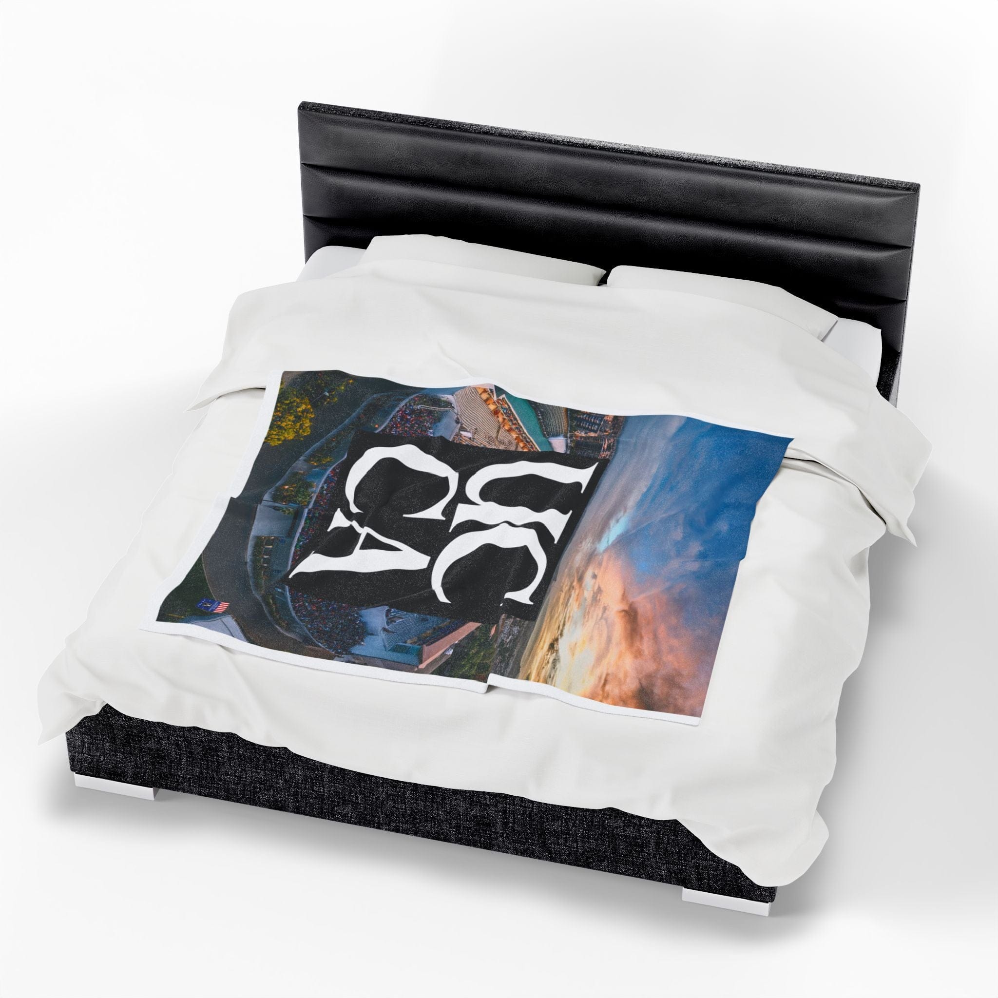 Cozy Up in Collegiate Style - UCCA Print Plush Blanket All Over Prints