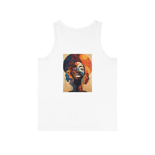 Cyber Rebel" Men’s Softstyle™ Tank Top White / S Tank Top