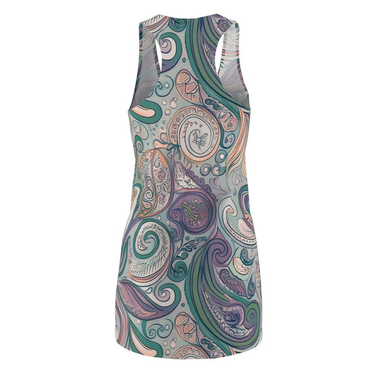 Daydream Drift Racerback Dress – Soft Paisley Whisper All Over Prints