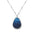 Dive into Elegance: Ocean Inspired Teardrop Necklace One Size / Silver Accessories