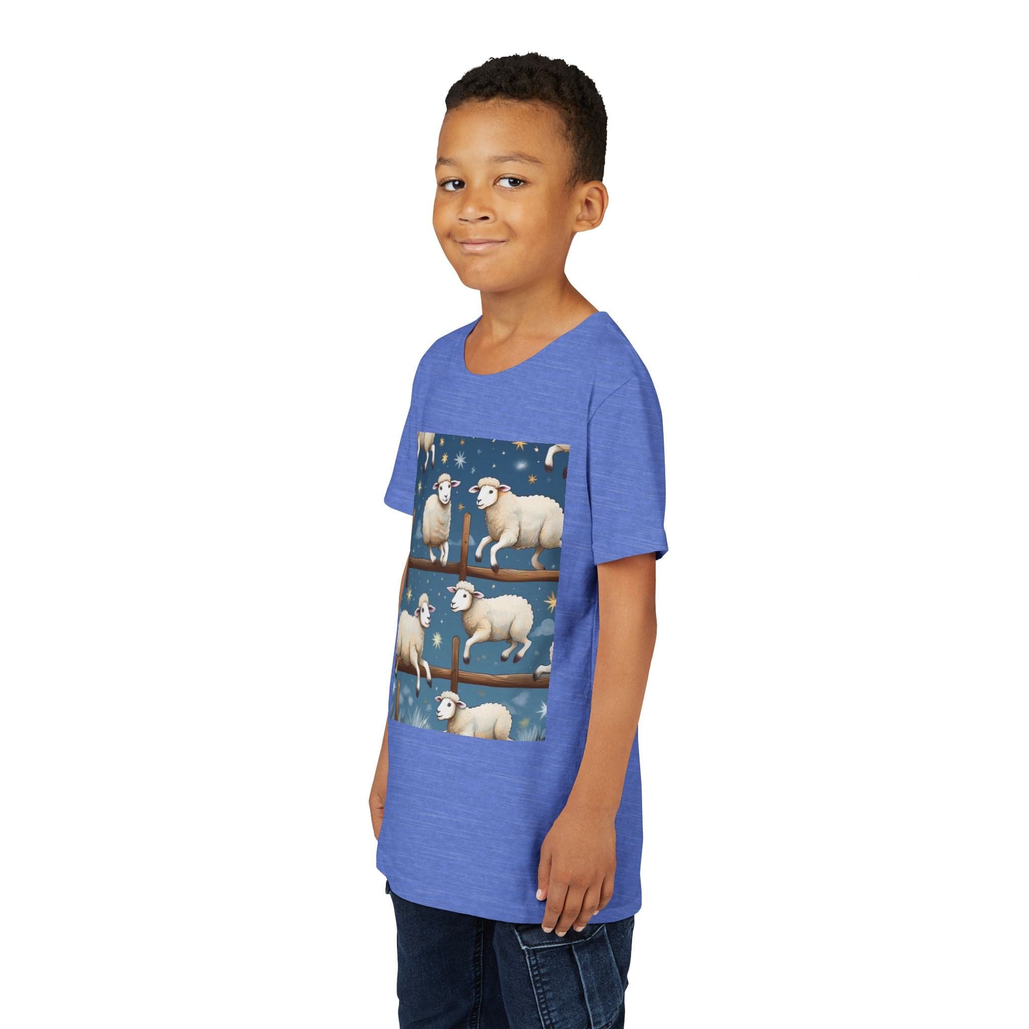 Dream Jumpers Tee – Boys' Short Sleeve S / Heather Columbia Blue Kids clothes
