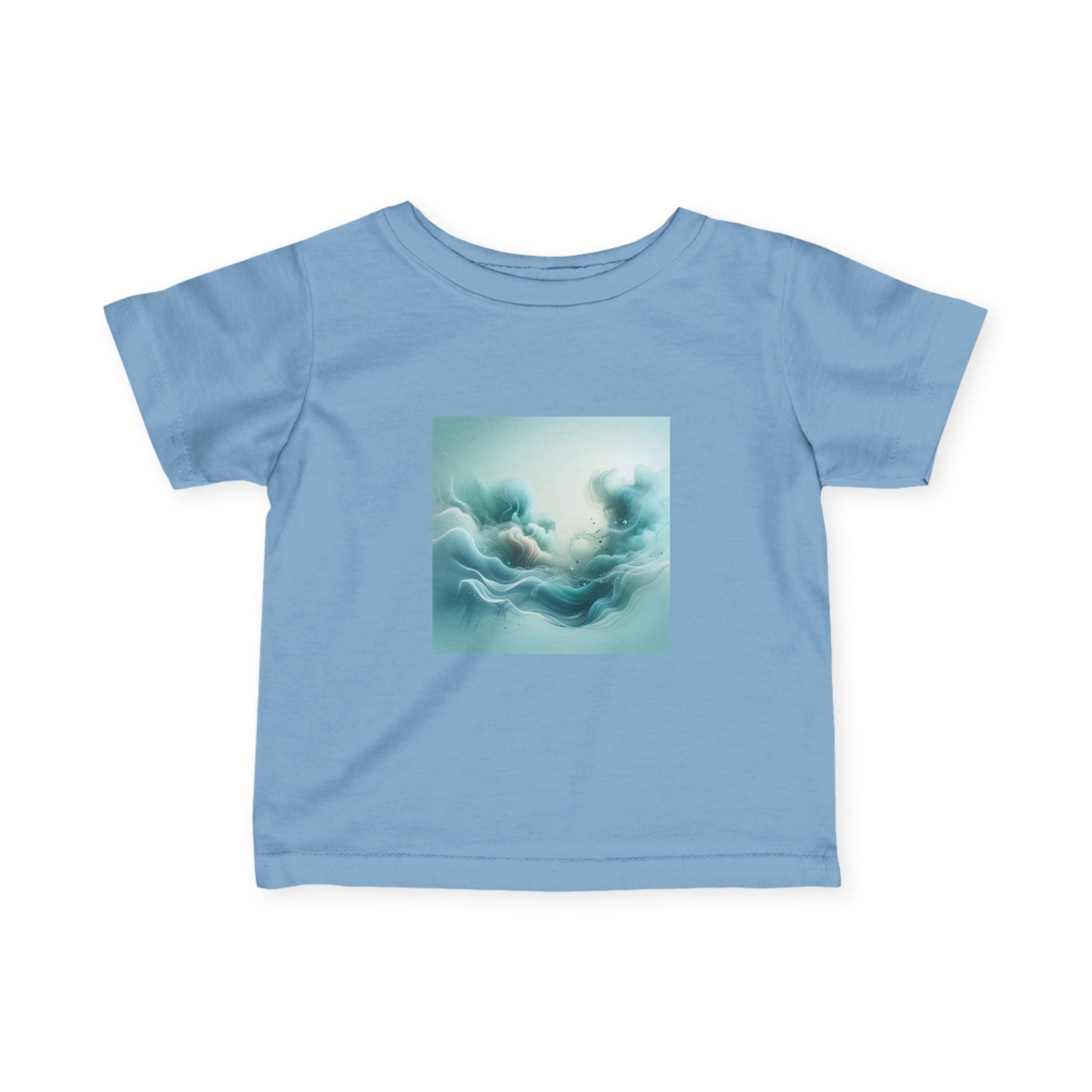 Dreamwave Infant Tee – Soft, Serene, and Stylish Light Blue / 6M Kids clothes