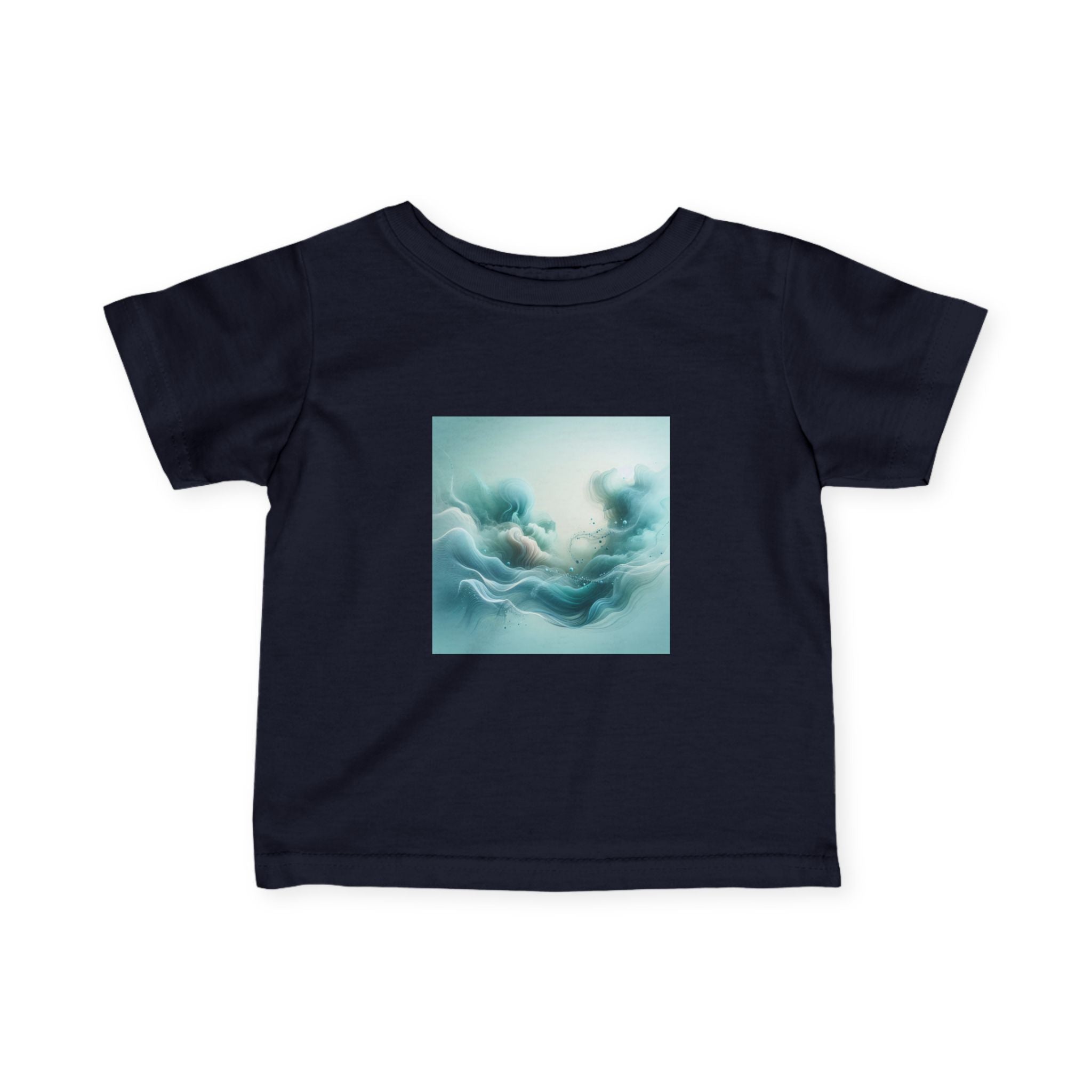 Dreamwave Infant Tee – Soft, Serene, and Stylish Navy / 6M Kids clothes