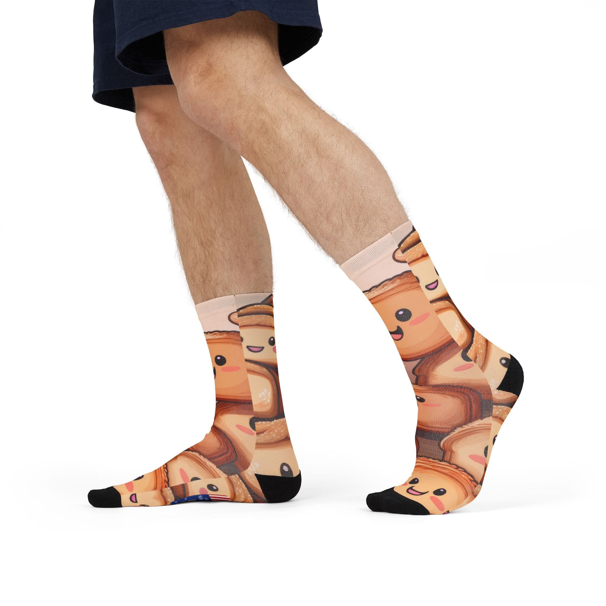 Emotional Support Carbs - Crew Socks 🧦 One Size All Over Prints