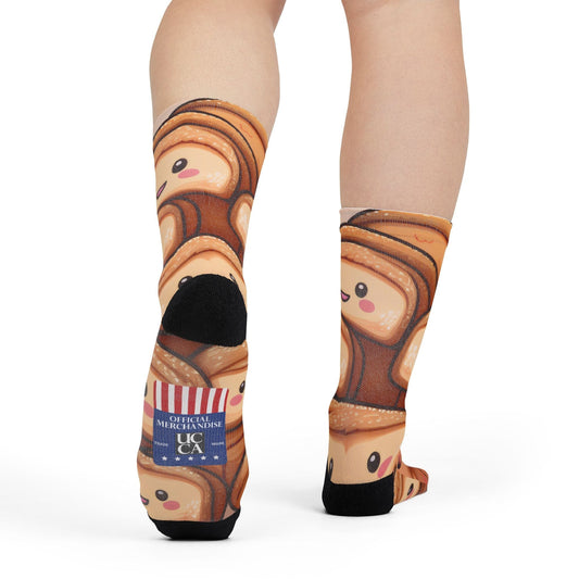 Emotional Support Carbs - Crew Socks 🧦 One Size All Over Prints