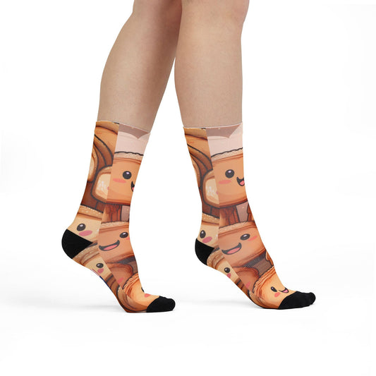 Emotional Support Carbs - Crew Socks 🧦 One Size All Over Prints