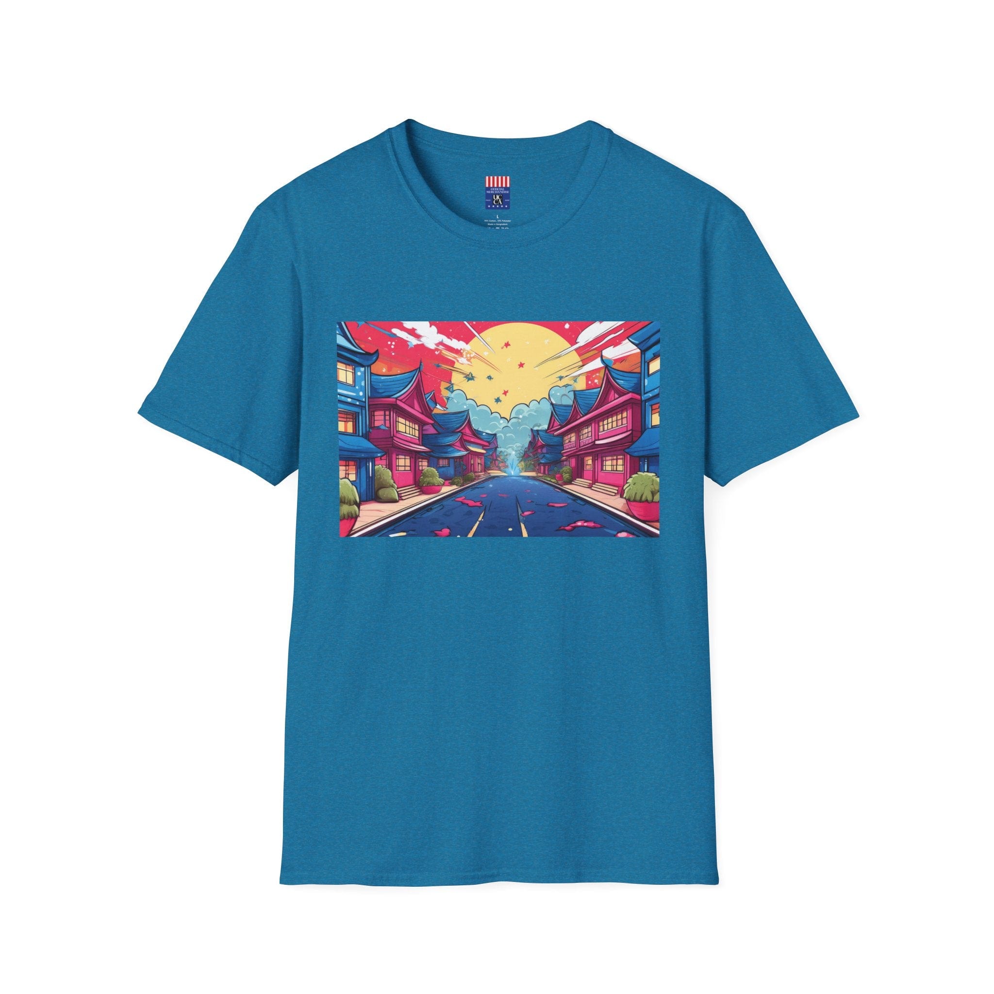 🌸 Express Your Style with This Manga-Inspired Women’s Tee! 🌸 Gildan Softstyle T-Shirt S / Antique Sapphire T-Shirt