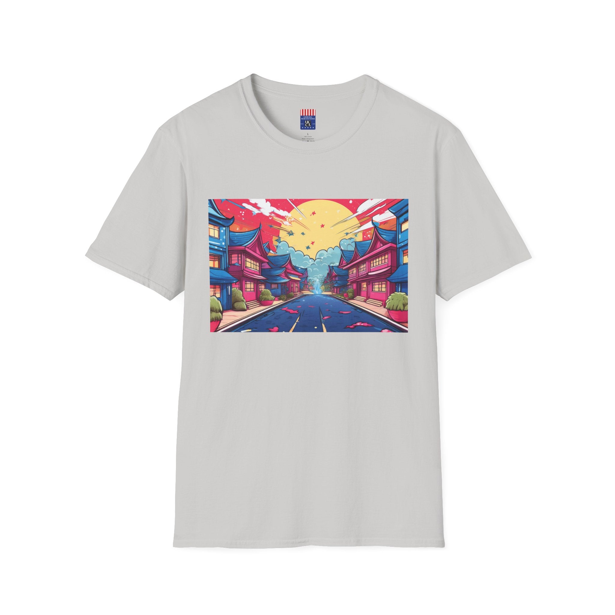 🌸 Express Your Style with This Manga-Inspired Women’s Tee! 🌸 Gildan Softstyle T-Shirt S / Ice Grey T-Shirt