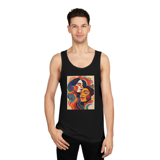 "Faces of Diversity" Men’s Softstyle™ Tank Top Black / S Tank Top