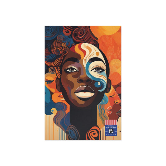 Fine Art Postcard: A Bold Celebration of Identity - 2 sizes available 6" x 4" / 1 pc / Glossy Paper products