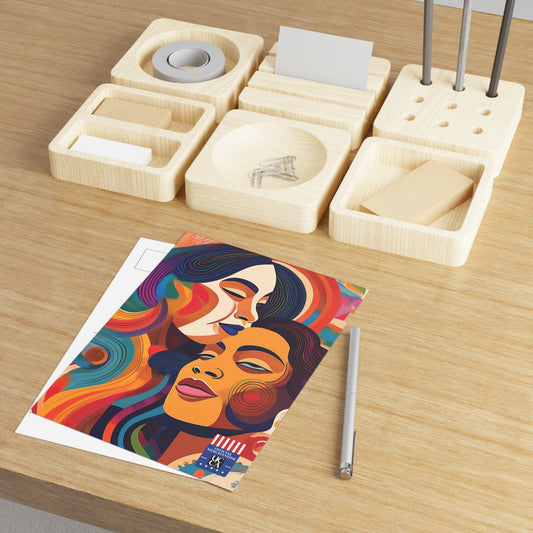 Fine Art Postcard: A Celebration of Color and Connection - 2 sizes available Paper products
