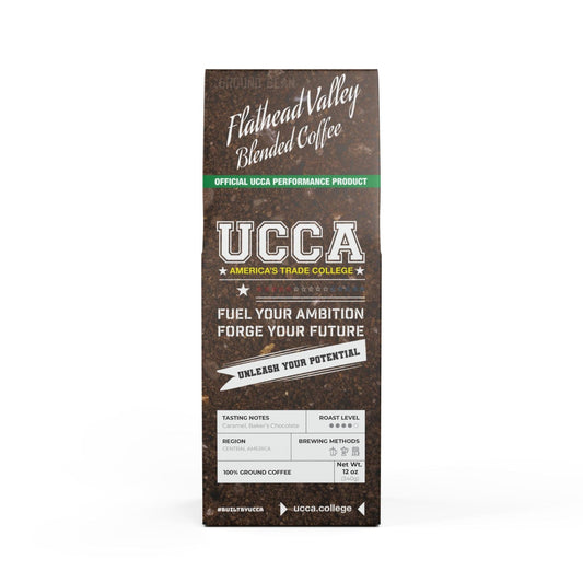 Flathead Valley Coffee Blend (Medium-Dark Roast) - Whole or Ground Bean Ground / 12oz Food & Beverages