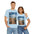"Footprints in the Sand" & "Path to Paradise" Unisex Heavy Cotton Tee Light Blue / S T-Shirt