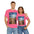 "Footprints in the Sand" & "Path to Paradise" Unisex Heavy Cotton Tee Safety Pink / S T-Shirt