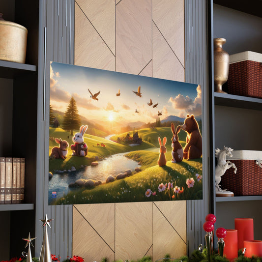 Golden Meadows Poster – The Perfect Centerpiece for Any Room - Matte Horizontal Posters Poster