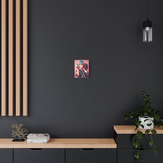 Guiding Light: A Portrait of Optimism - Matte Canvas, Stretched Print Canvas