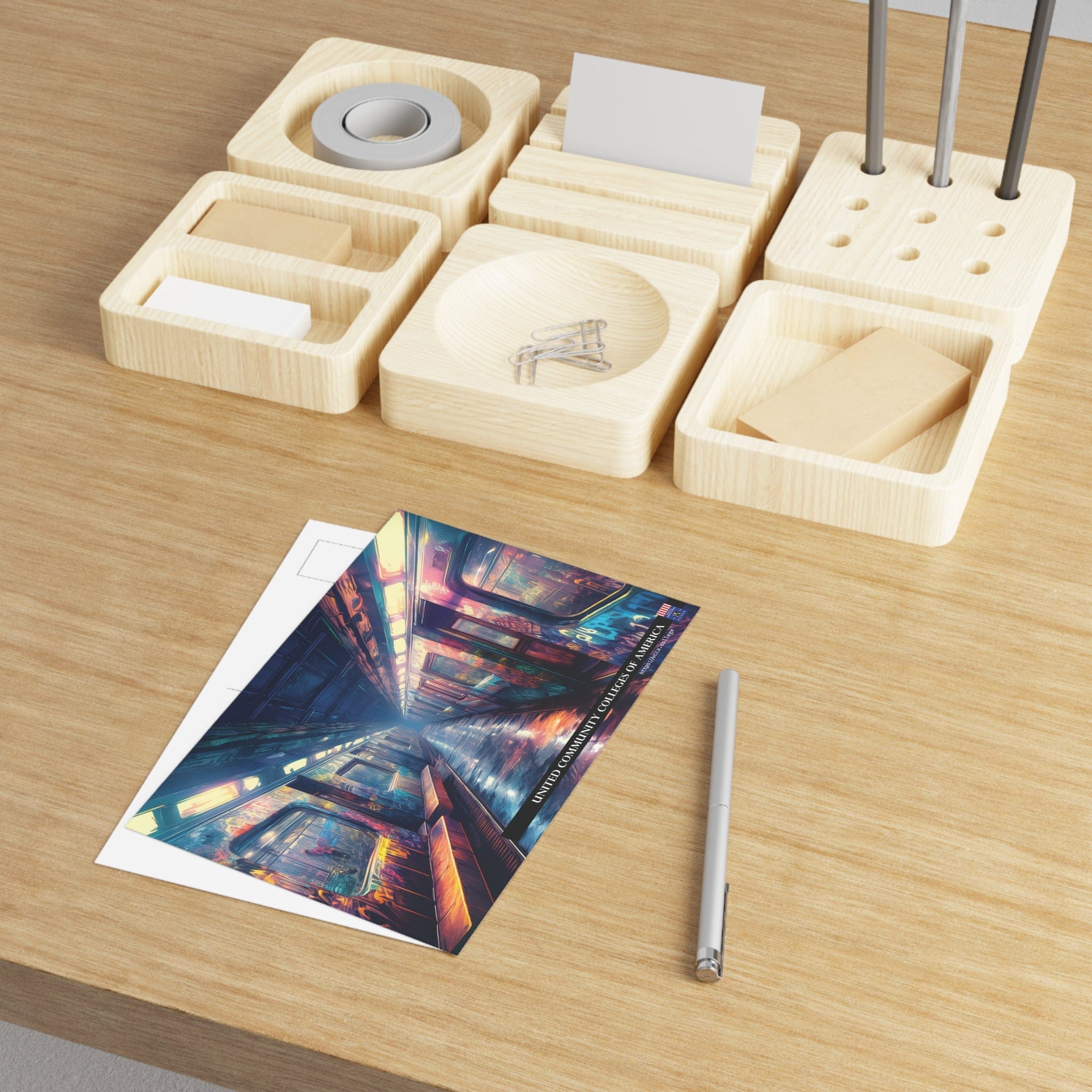 Infinite Tracks: UCCA Fine Art Postcard - 2 sizes available Paper products