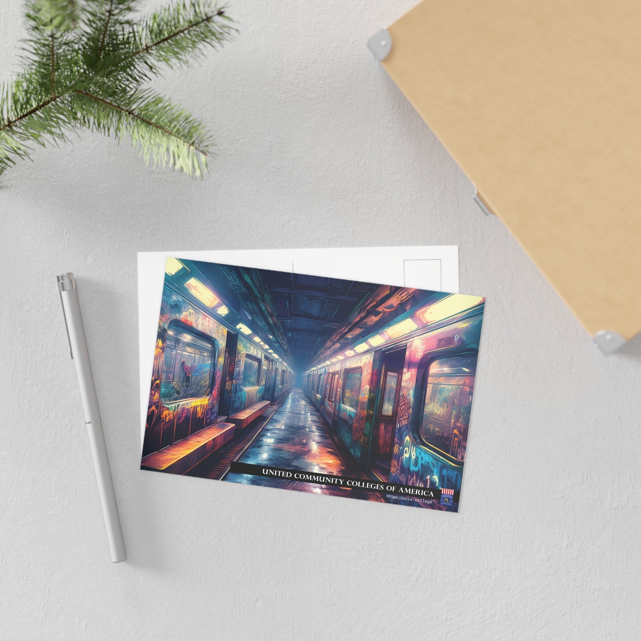Infinite Tracks: UCCA Fine Art Postcard - 2 sizes available Paper products