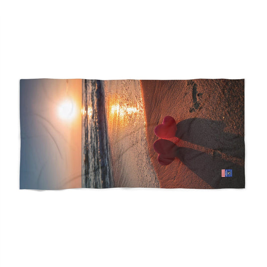 Love by the Shore: UCCA Valentine’s Beach Towel Home Decor