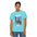 Madison Ave Steam – NYC Street Scene Tee - Womens Lagoon Blue / S T-Shirt