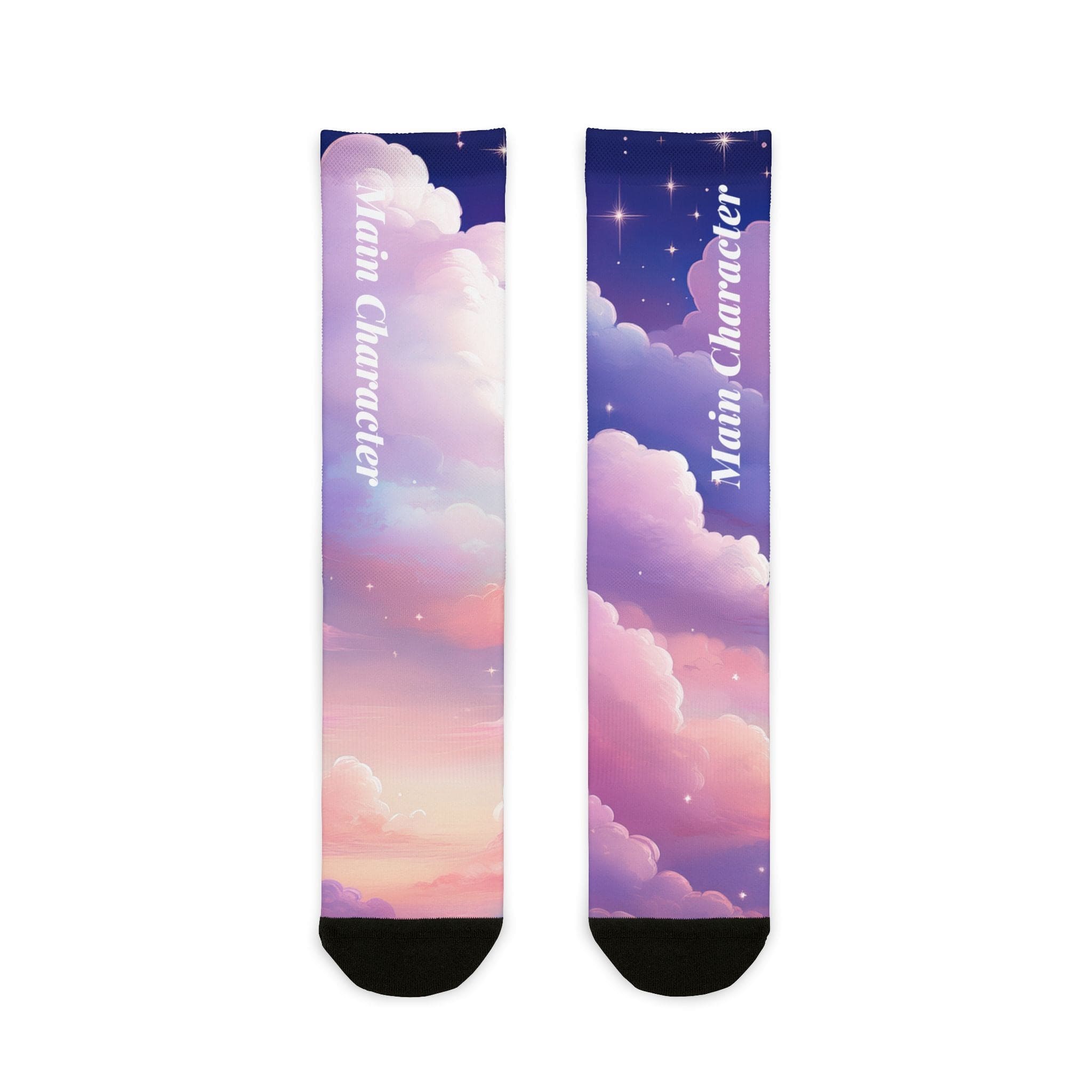 Main Character – Act I: Becoming | Dreamy Crew Socks 🧦 One Size All Over Prints
