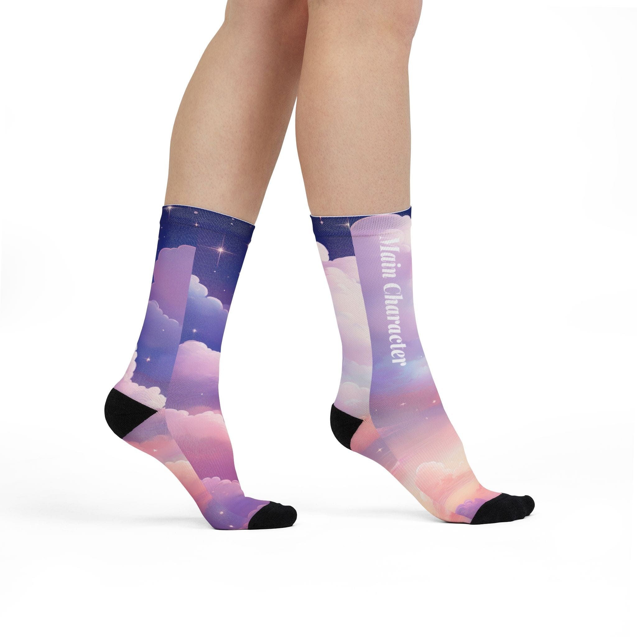Main Character – Act I: Becoming | Dreamy Crew Socks 🧦 One Size All Over Prints