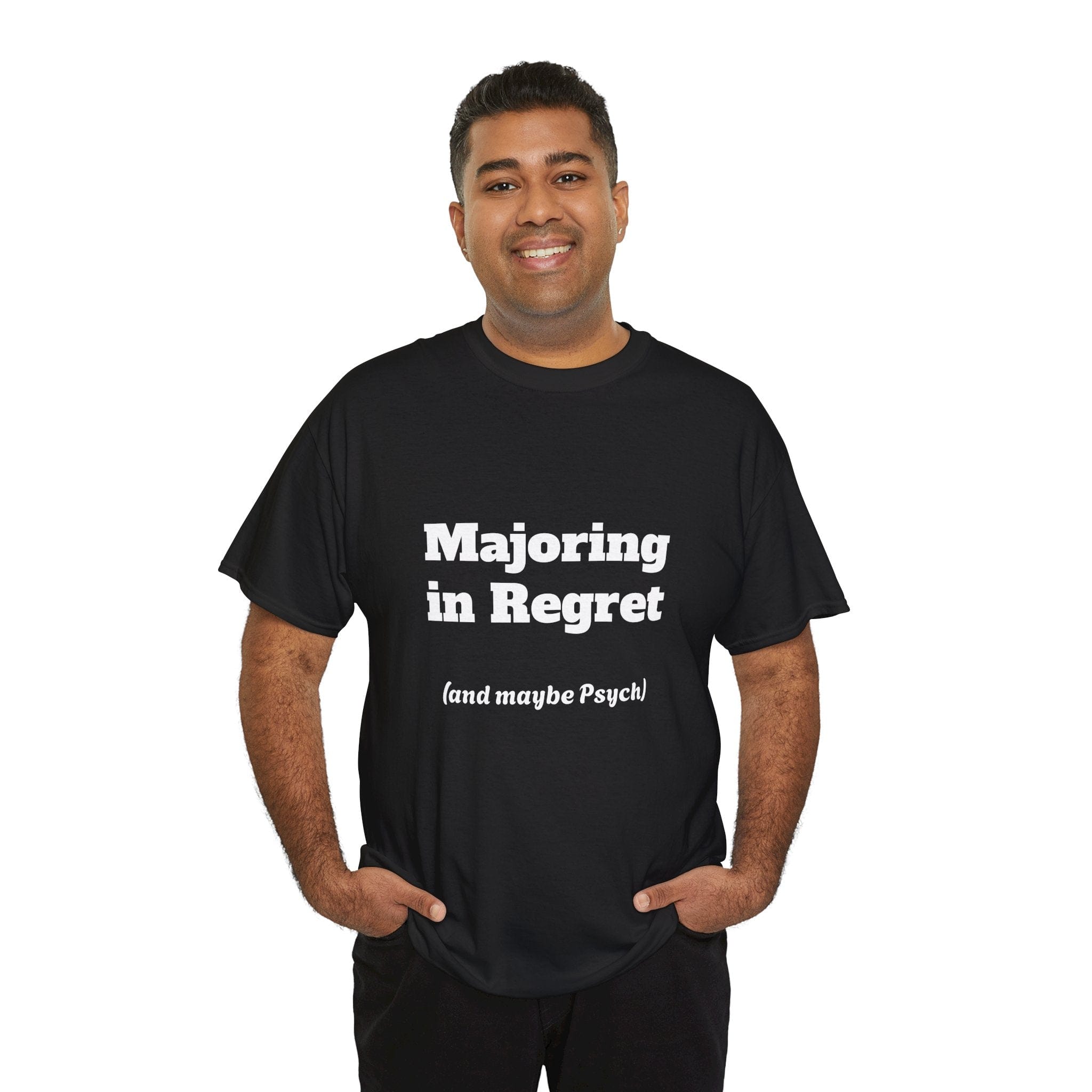 Majoring in Regret Mens Tee – Limited-Time Campus Classic Black / S T-Shirt