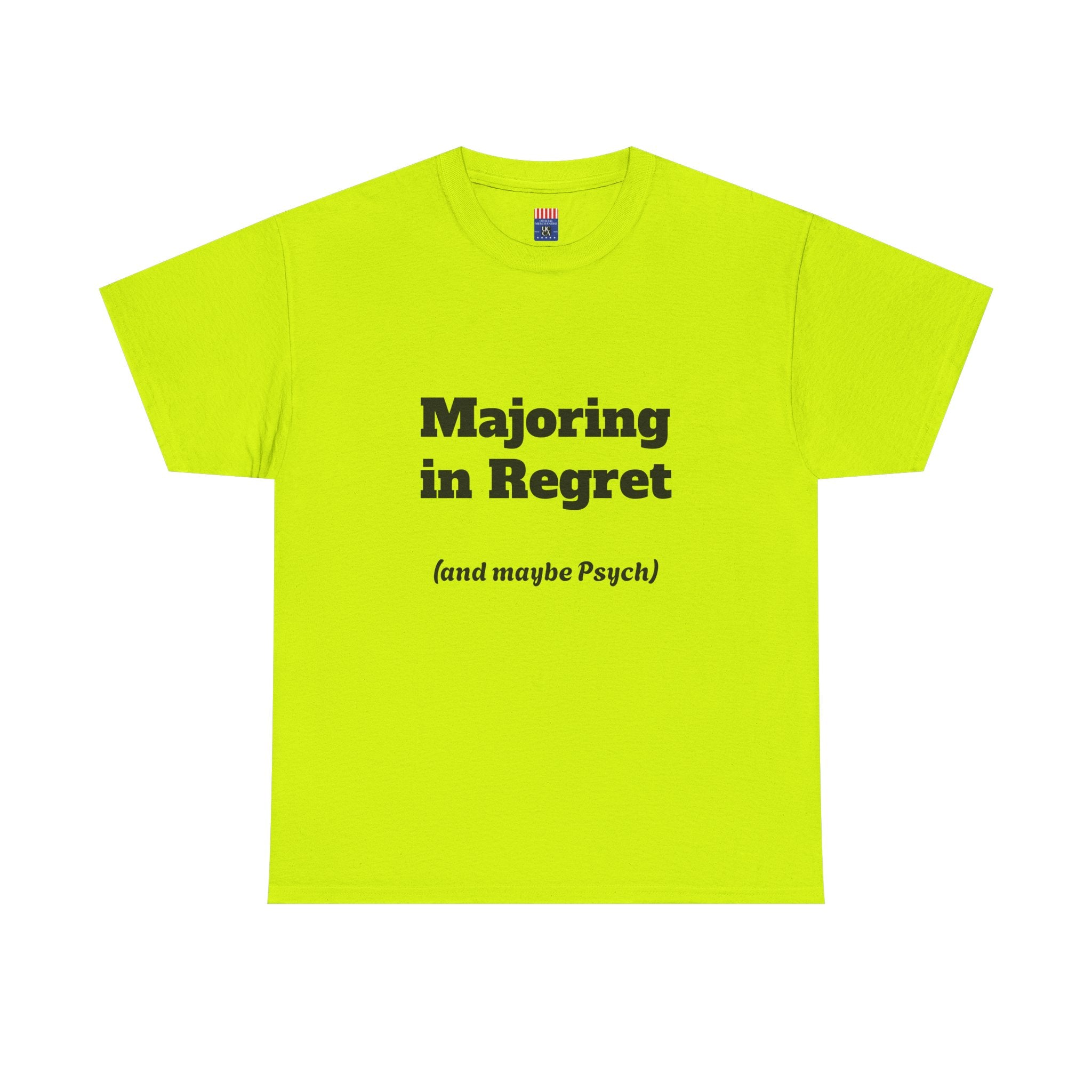 Majoring in Regret Mens Tee – Limited-Time Campus Classic T-Shirt