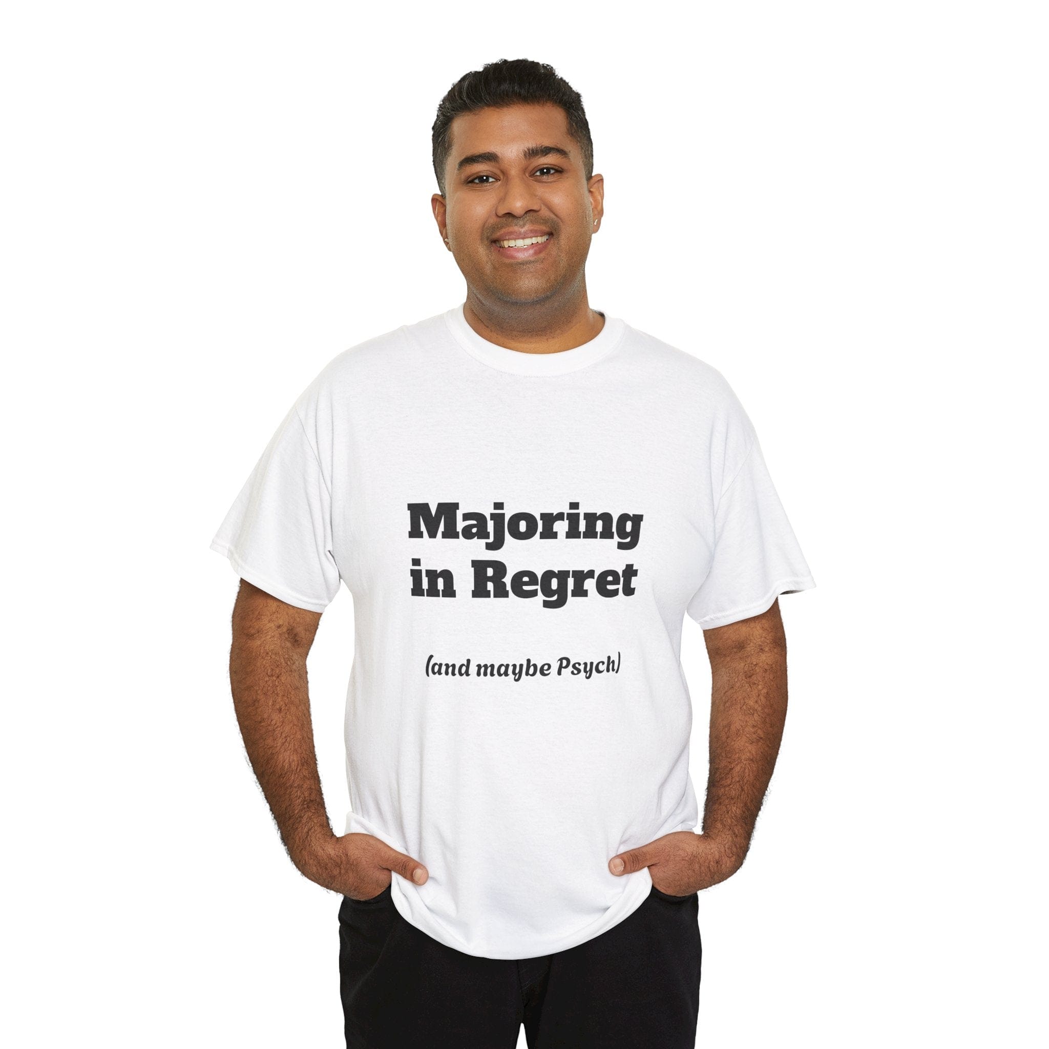 Majoring in Regret Mens Tee – Limited-Time Campus Classic White / S T-Shirt