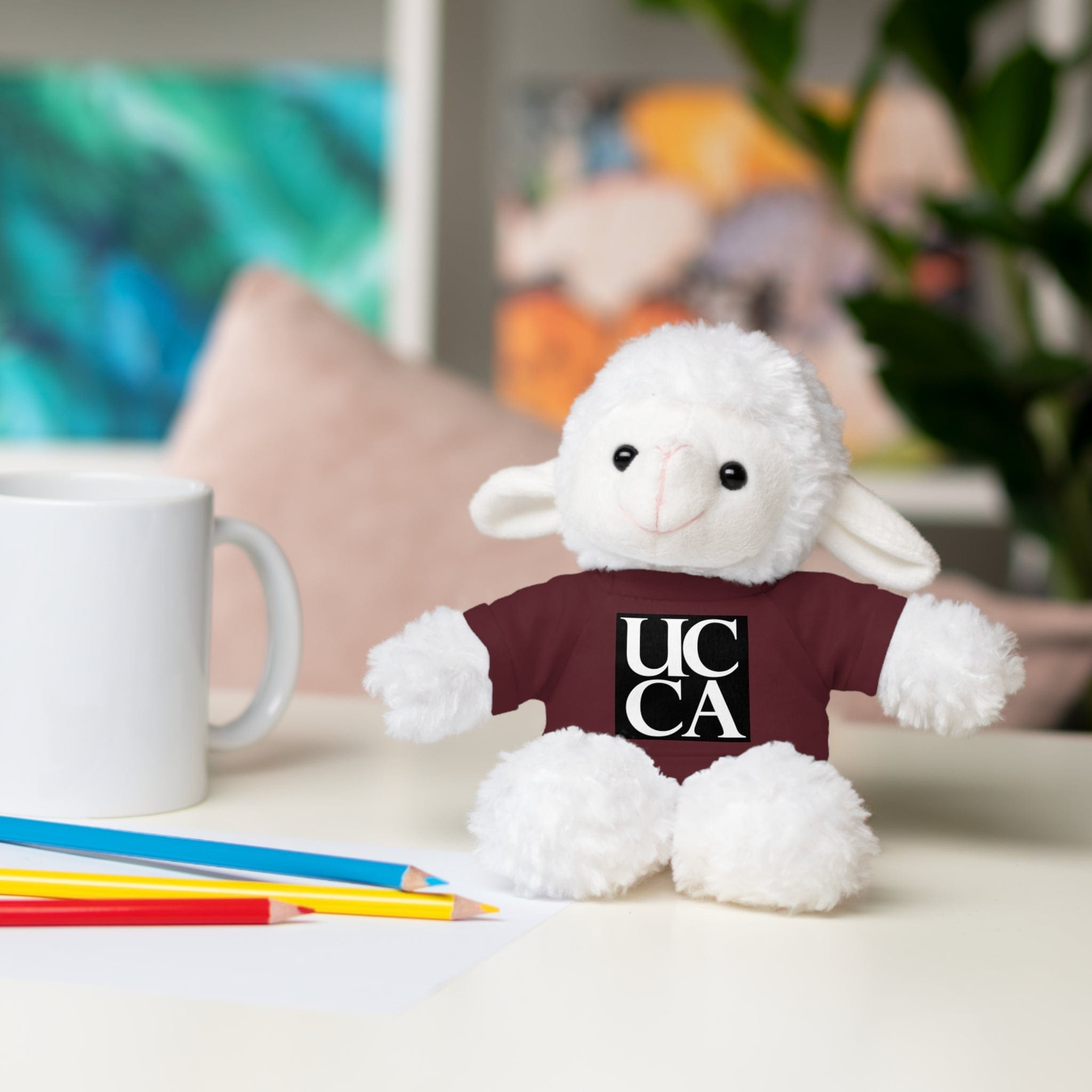 Meet the UCCA Plushie Pals: Your New Furry Best Friends! Maroon / Sheep / 8