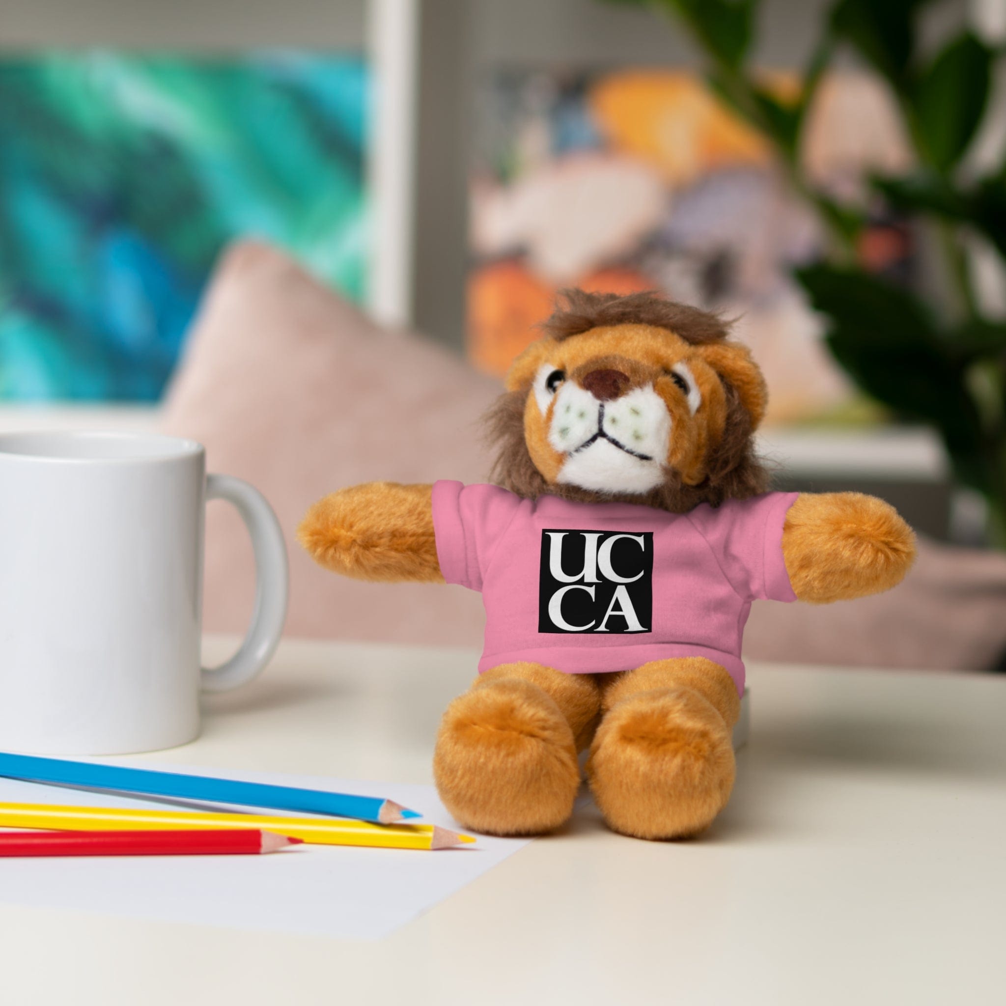 Meet the UCCA Plushie Pals: Your New Furry Best Friends! Pink / Lion / 8